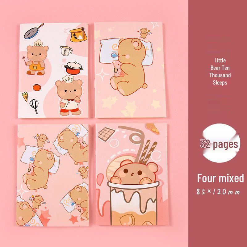 Compact Cute Softcover Mini Notepad for Students and Office Use