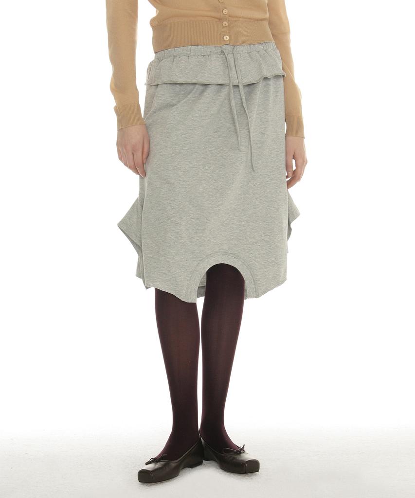 Partimento Woman Reverse T-Shirt Midi Skirt_Melange
