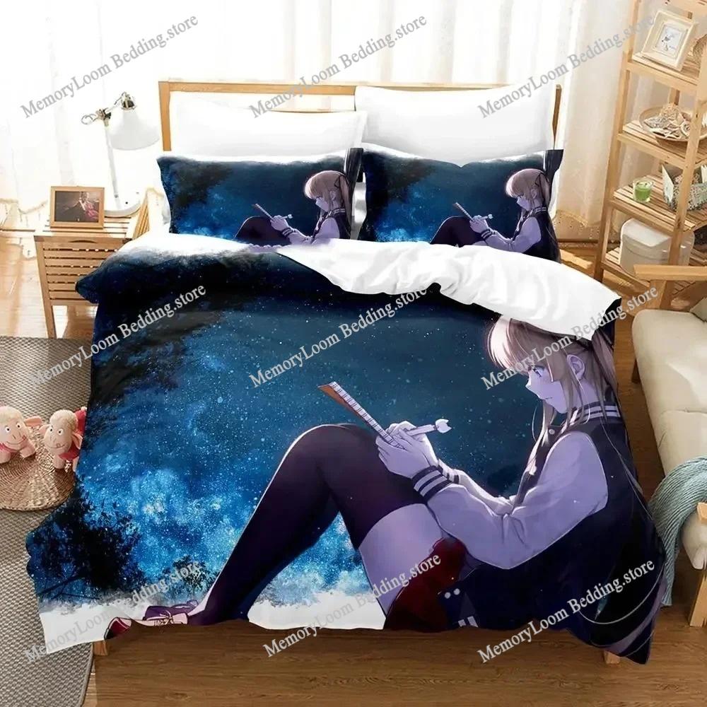 Home Textile Cartoons Megumi Kato Saekano Cover Duvet Cover Pillow Case Boy Girl Polyester Bedding Set King Queen Twin Size