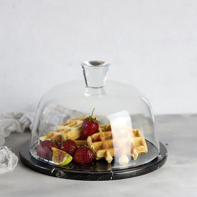 

Akayev Marble 25 Cm Black Glass Fan