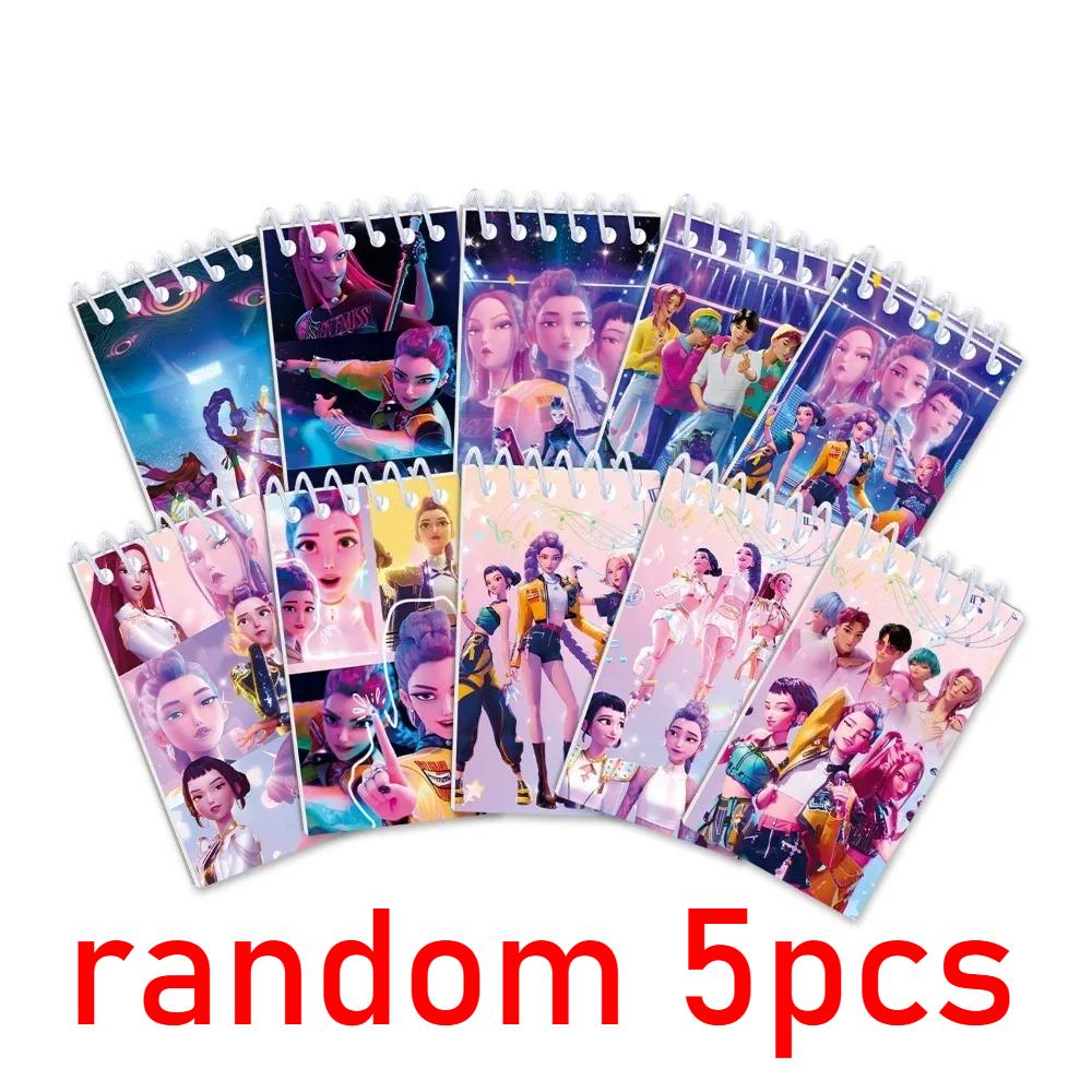 Kpop Notizbuch Demon Hunters Huntrix Rumi Mira Zoey, Ordner mit Anime-Muster, Schreibwaren, Geschenke für die Rückkehr