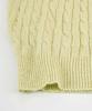 Titibait Half Sleeve Cable Knit ADW19092 Free Pink Women's