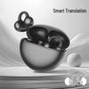 Q72 Wireless Bluetooth Clip-On Earbuds: Noise Cancelling, Long Battery, Comfortable for Sports.