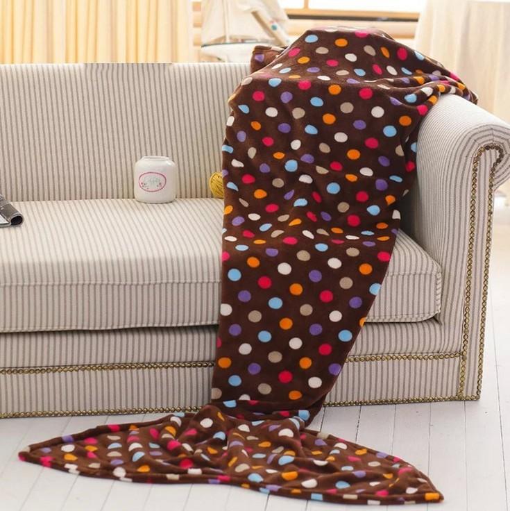 Flannel Tail Mermaid Fleece Blanket Snugglein Sleeping Bag Bow Pillow Blanket