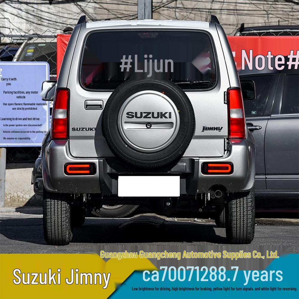 07-17 Suzuki Jimny Rücklicht: Heckstoßstange Bremslicht, Blinker, Rückfahrlicht