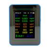 Quality Meter 12 In 1 WiFi CO2 TVOC HCHO Temp Humid Smart Detect Indoor Battery Powered with Time Display