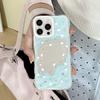 Cute Cat Wave Mirror Is Suitable for Apple 16/15/iphone13promax Huawei Makeup Mirror Mobile Phone Case