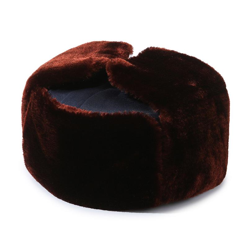 Winter Hat Outdoor Thickened Cold-proof and Warm Lei Feng Hat Men's Windproof Northeast Cotton Hat Ski Hat