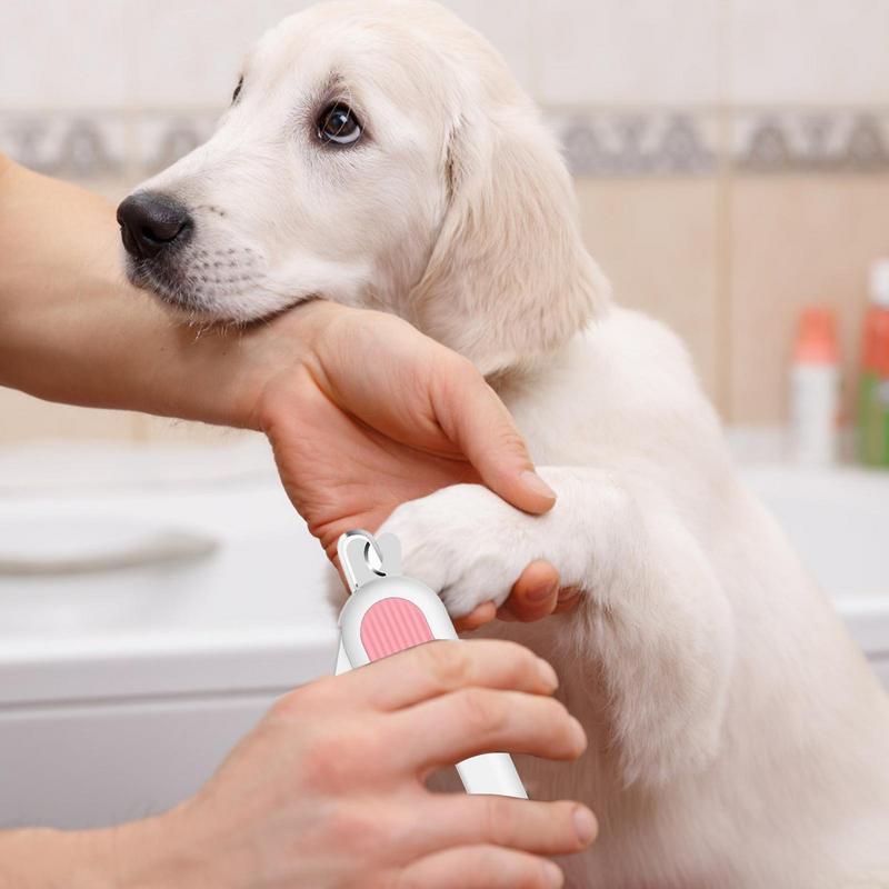 Dog Nail Clippers Comfortable Ergonomic Nail Cutter With LED Light Pet Products & Grooming Supplies For Guinea Pigs Gerbils