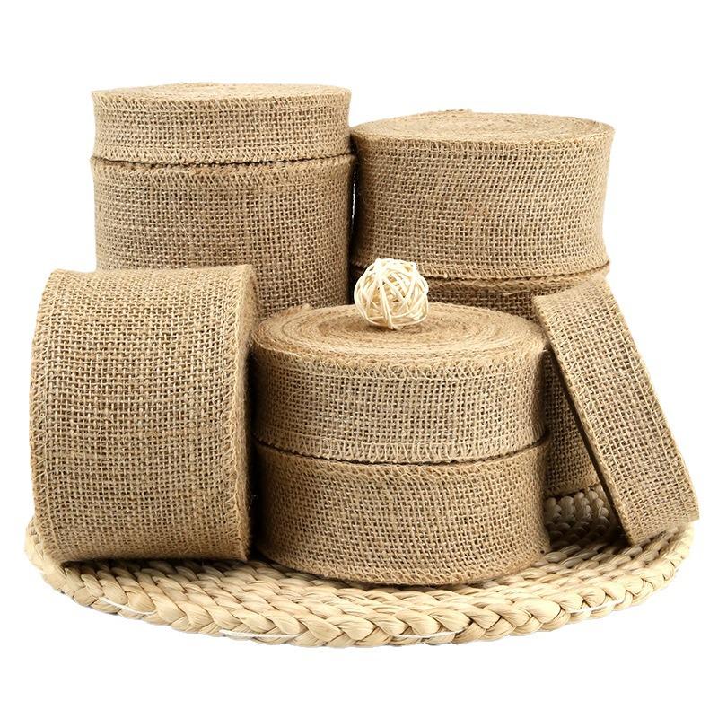 Leinen Juteband für Basteln und Geschenkdekoration