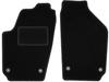 Black Front Floor Mats For: Volkswagen Polo IV 9N Hatchback (2001-2009)