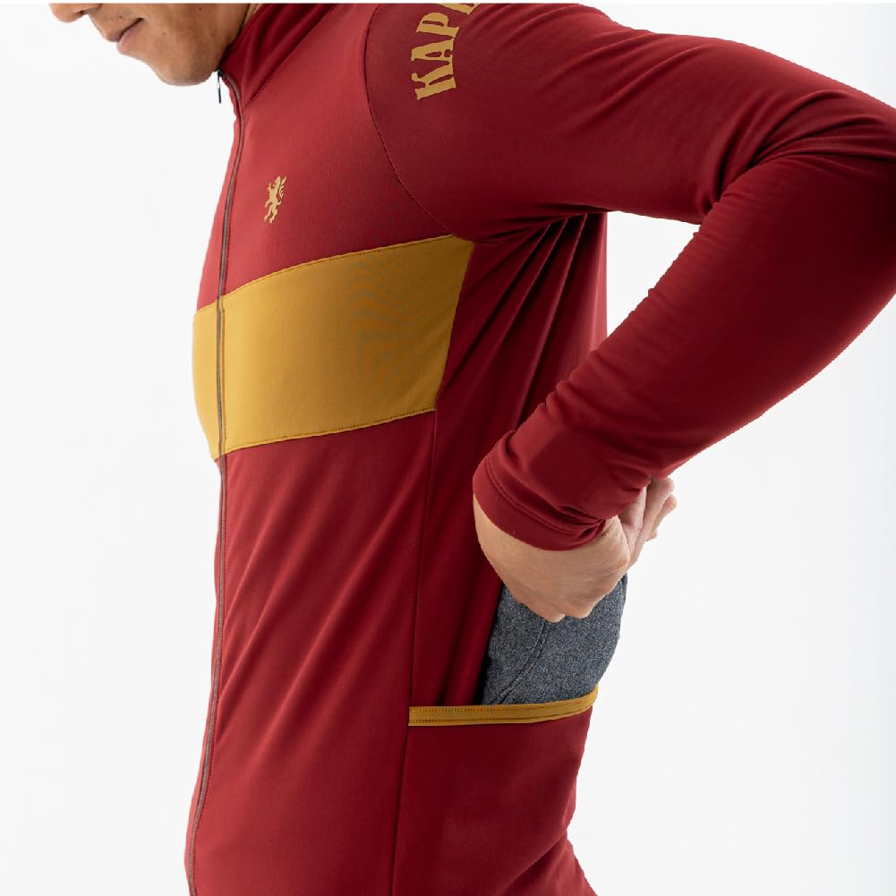 Kapelmuur Thermal Vintage Bordeaux Jersey, Style,