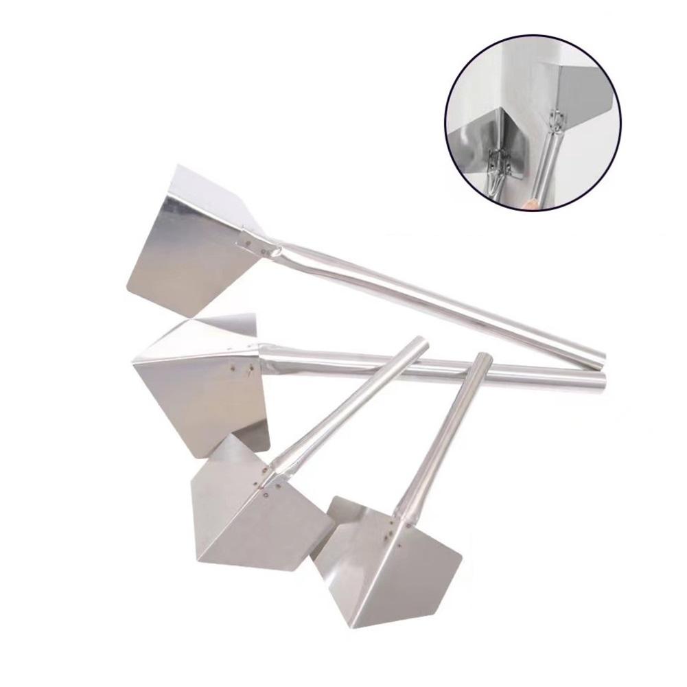 1pc Outdoor Corner Trowel Stainless Steel Garden Metal Handle 90 Degree Drywall Outdoor Corner Trowel Hand Tool