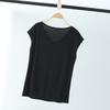 Summer Sleeveless T Shirt Women's V Neck Short Sleeved Loose Plus Size Vest Solid Color