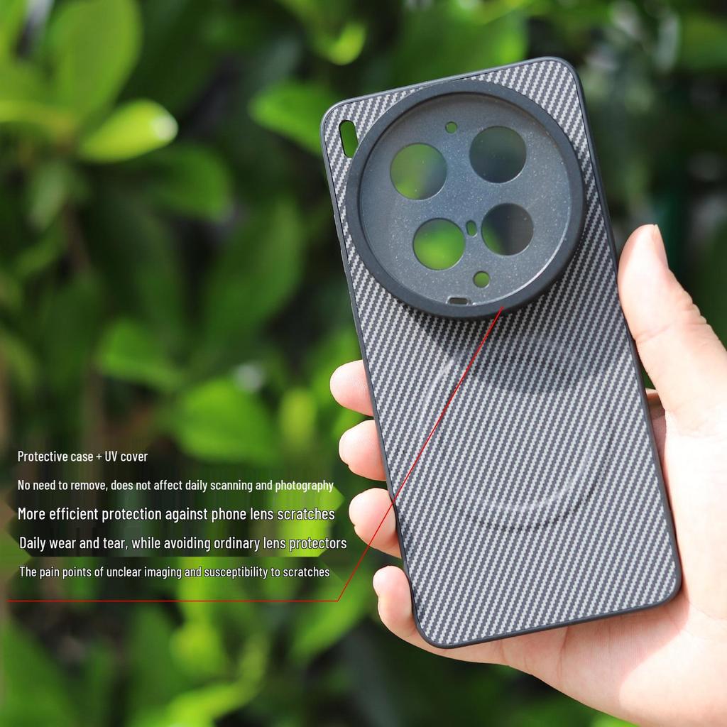 Compatible with Vivo X300 Ultra: Magnetic Phone Photography Kit with CPL Polarizing Filter 67mm and Threaded Lens Ring