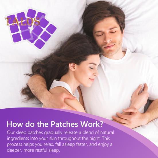 30/60Pcs Sleep Patches Natural Plants Fast Acting Sleep Aid Patches Portable Travel Men Women Body Fatigue Relief Deep Sleeping Stickers