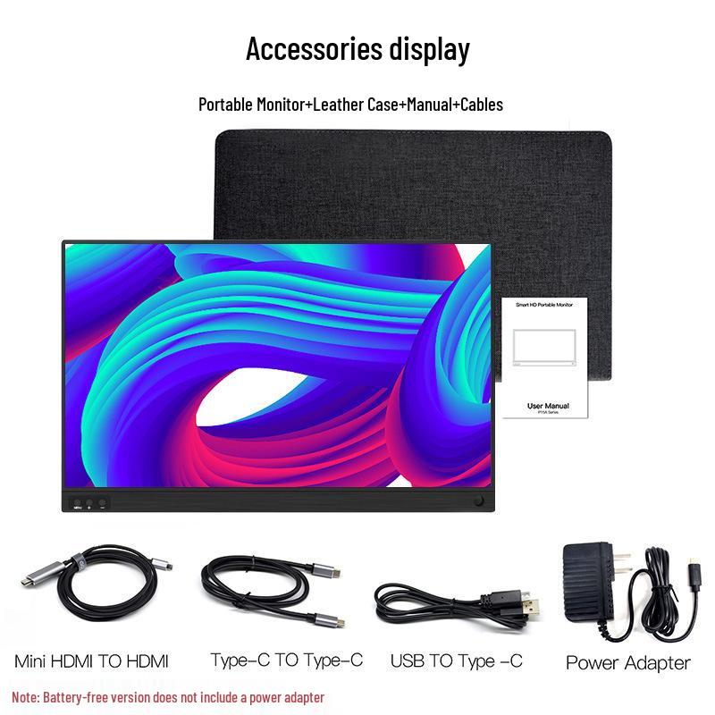 13.3" Ultra-thin 3K Touchscreen Portable Monitor, 1080P HDMI with HDR Support