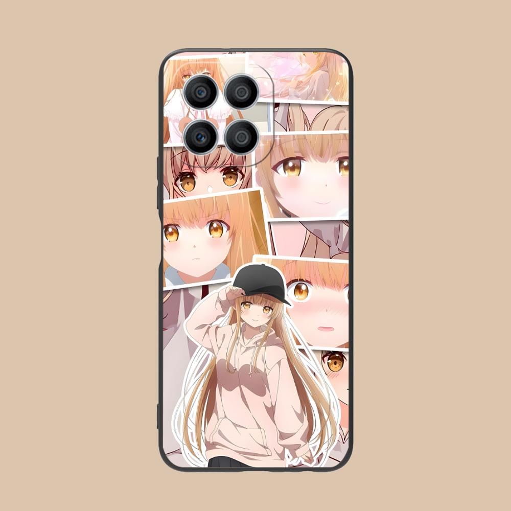 Angel Mahiru Shina Phone Case for Honor 90 80 70 60 50 30 20 10 9 8 7 Pro S SE Lite 5G Soft TPU Shockproof Cover