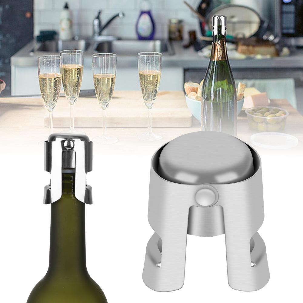 HILIFE Sealing Bottle Cap Wine Beer Bottle Cork Plug Wine Bottle Stopper Bar Tools Stainless Steel Champagne Sparkling Stopper