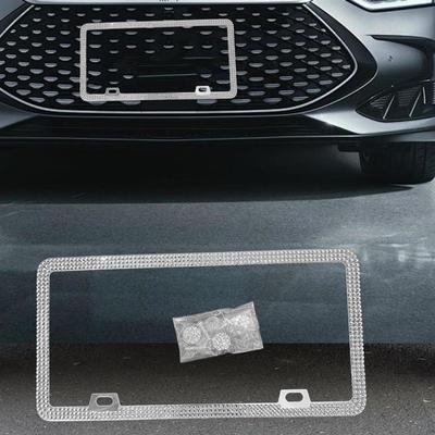 Auto License Plate Frame, Bracket ,with Rhinestones, US Vehicles, Holder