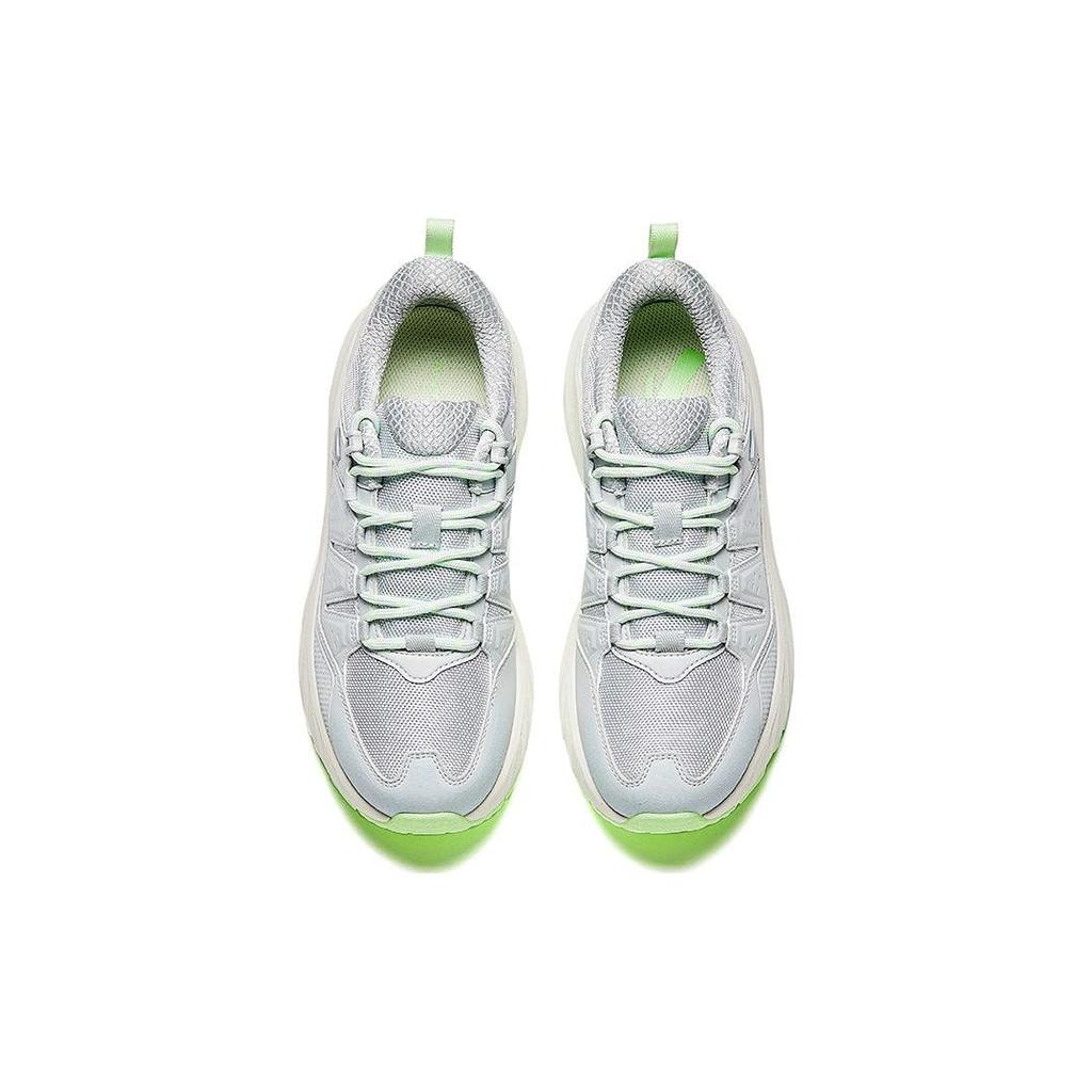 Anta Tanshan Comfortable Sports Versatile Wear Resistant Low Top Running Shoes Women sneaker Blue Green 922345586-3
