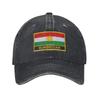 KURDISTAN Flag Baseball Cap Vintage Distressed Cotton  Snapback Cap Unisex Women Outdoor Summer Adjustable Fit Hats Cap