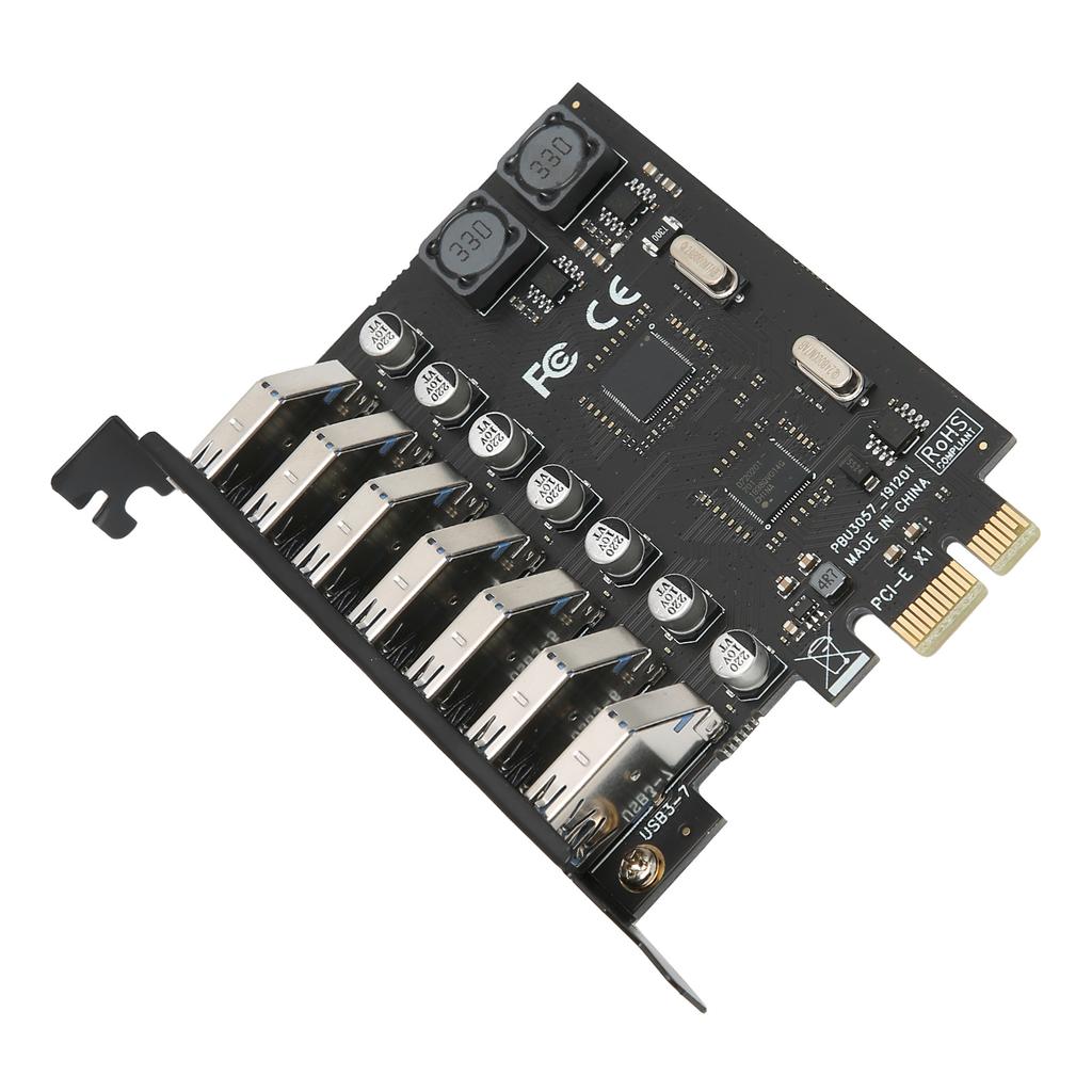 7Port Expansion Card PCB PCIExpress to USB3.0 for NEC Main Control Board for Computer