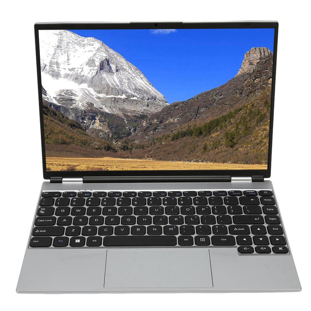 14 Inch Laptop for Win 11 Pro for N5095 Processor 8GB 1920x1200 IPS 2.4G 5G WIFI Business Laptop Silver