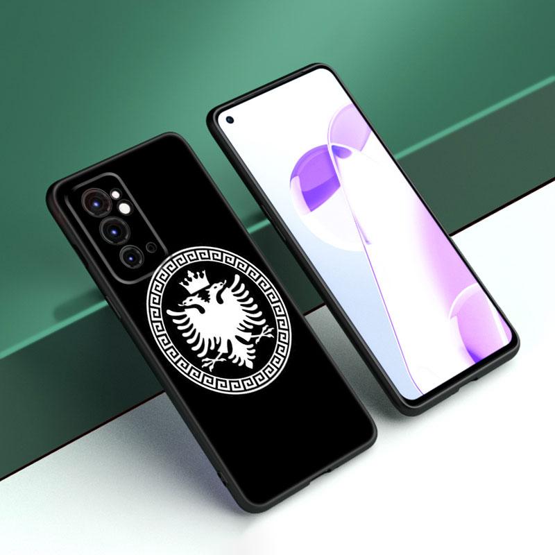 

Черный силиконовый чехол для телефона с флагом Албании для OnePlus 9R 10R 11R 12R ACE 2 Pro 2V 3V Nord CE 2 3 Lite 4 N10 N20 N30 SE 5G OnePlus ACE 2 Pro 5G
