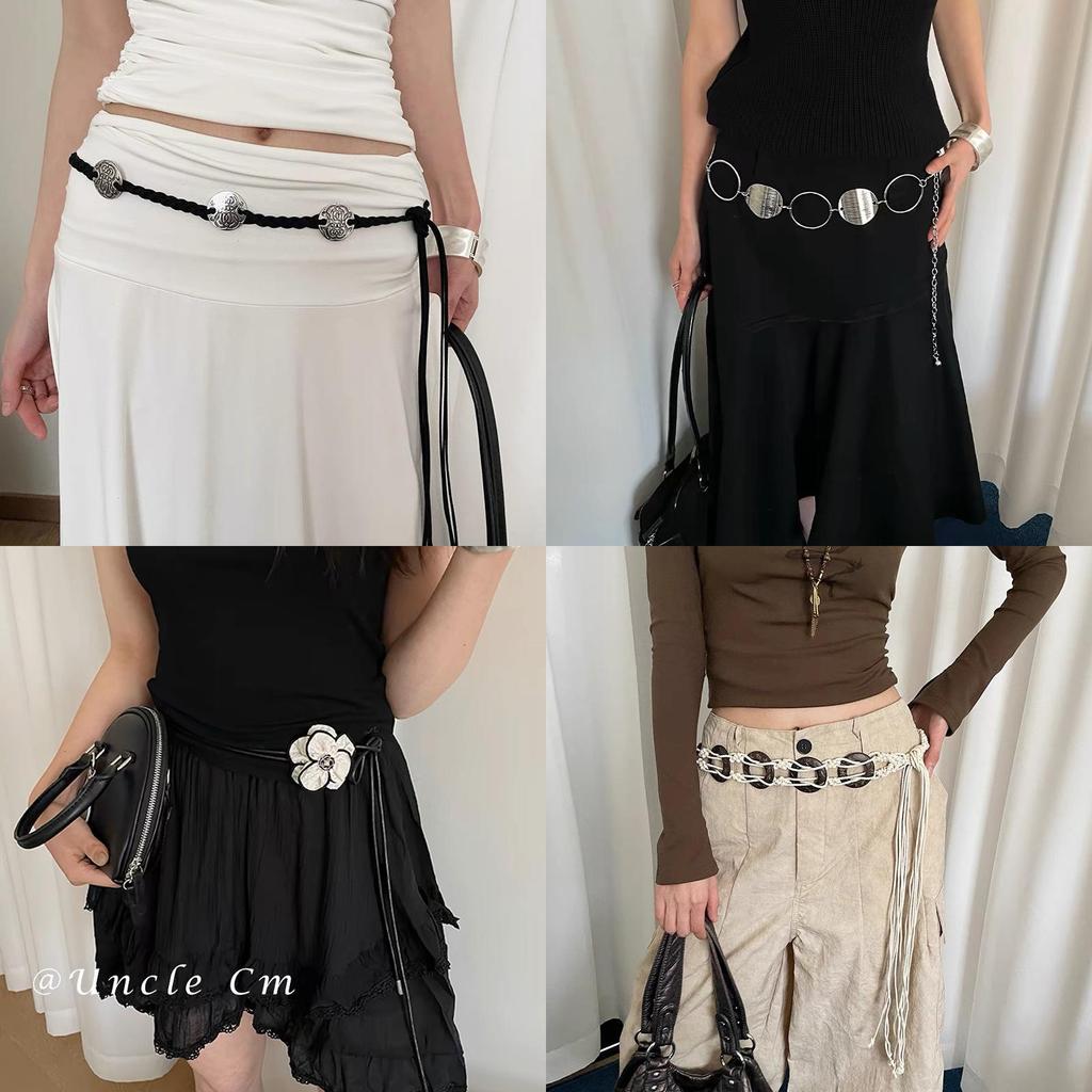 Bohemian Waist Belt For Women Pu Leather Vintage Corset Accessory For Dresses And Jeans