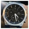 Casio EDIFICE Sports Street Slim Waterproof Solar Quartz Movement Stainless Steel Strap Japanese and Korean Watch Men's Watch Black Dial EFS-S570D-1A