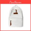 Color Simple Solid Letter Decoration Student Leisure Backpack School For