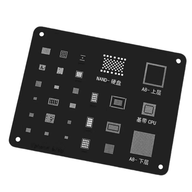 Professional Planting Tin Net Steel Reballing Stencil Kit Suitable for Mobile Phone Repair for Chip Tin Planting Solder