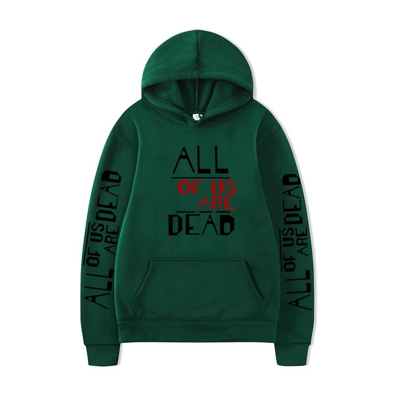 All of Us Are Dead Korean Drama Print Men's Hoodie Vintage Unisex Pullover Men Graphic Hoody Tops Oversize Clothing