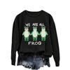 Women's Fashion Daily Versatile Casual Sweatshirts Long Sleeve Round Neck Top Sweatshirts