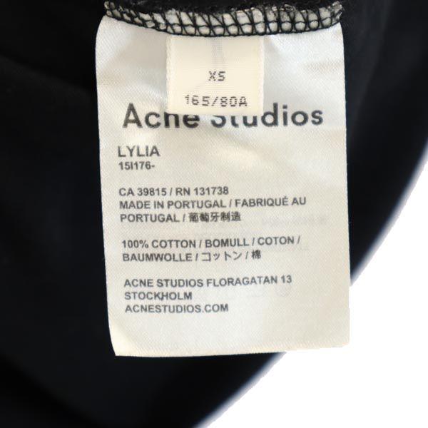 ACNE STUDIOS Short sleeve design one piece XS Black series Women Used