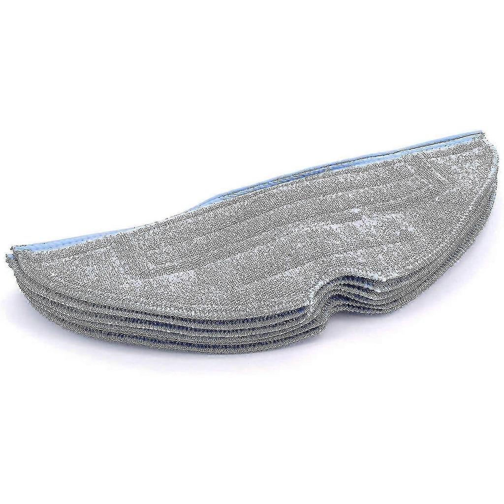6-pack replacement microfiber mop pads for Roborock T7s, T7s Plus, and S7 vacuum cleaners