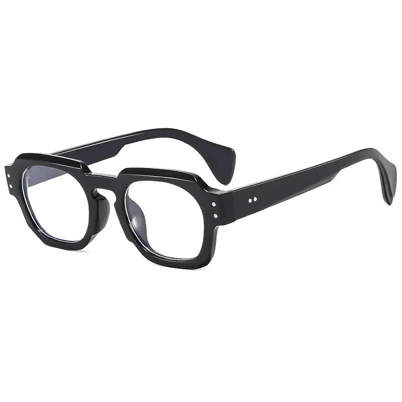 Brand Fashion Retro Square Eyeglasses Frame Male Clear Lens Vintage Glasses Women Men Unisex Outdoor Transparent Lens