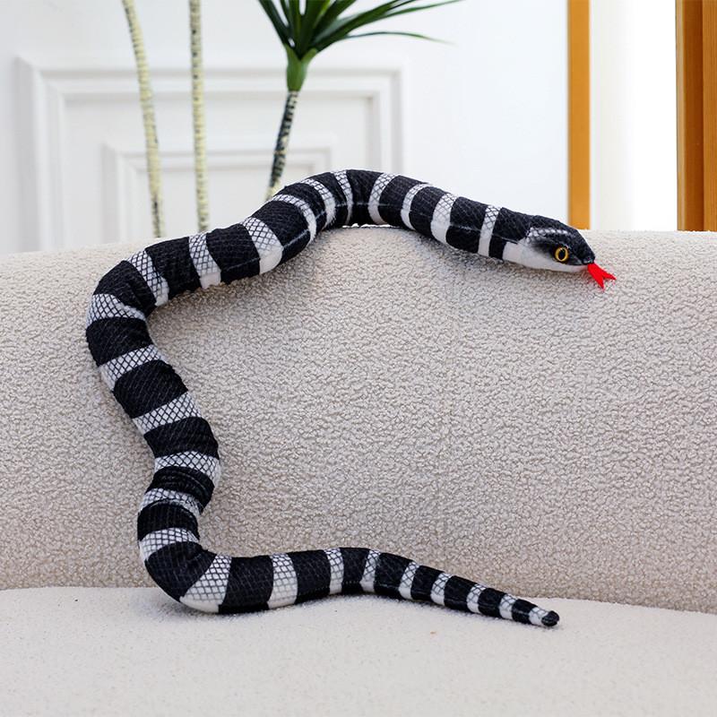 Snake Plush Toy With Realistic Design For Kids And Adults Gift Collectible