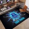 Custom Rug Everton FC Pattern Print Name Text Soft Non‑Slip Floor Carpet for Home Indoor Decoration