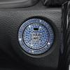 Car Bling One-Click Start Stop Engine Ignition Ring Sticker Crystal Rhinestone Circle Decor Accessories Amagi