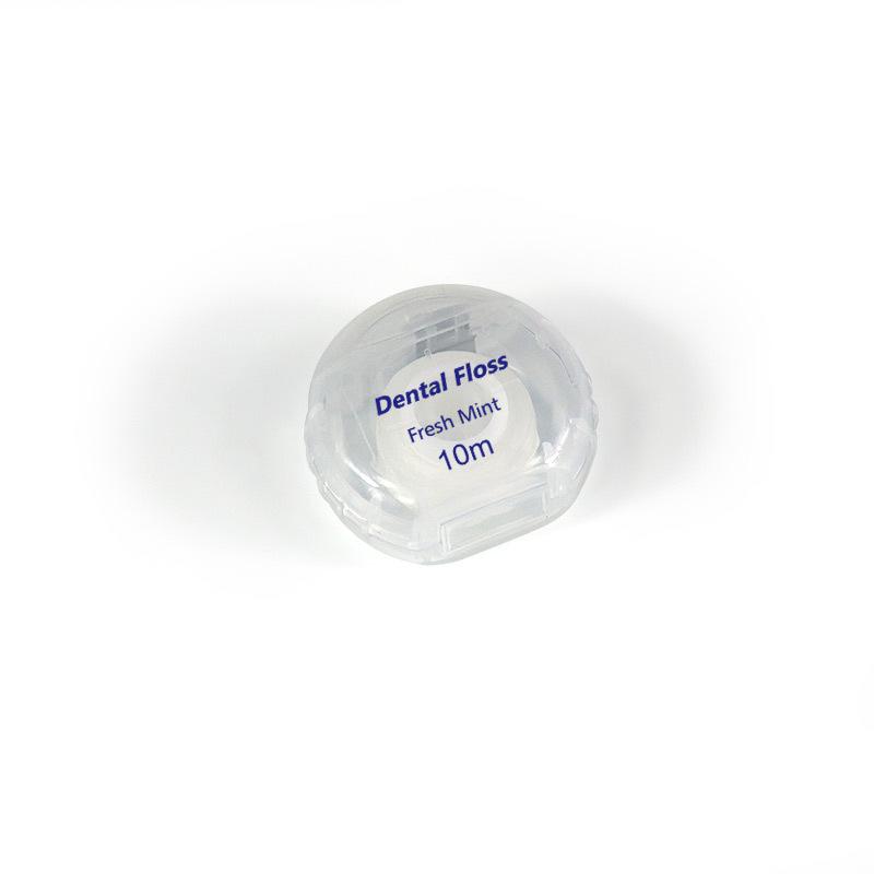Mint-flavoured Waxed Toothpick-shaped Keyring Dental Floss Roll