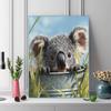Koala on grassland Pattern  3pcs 100% Round Full Drill 5D DIY Diamond Painting Embroidery Cross Stitch Rhinestone Décor