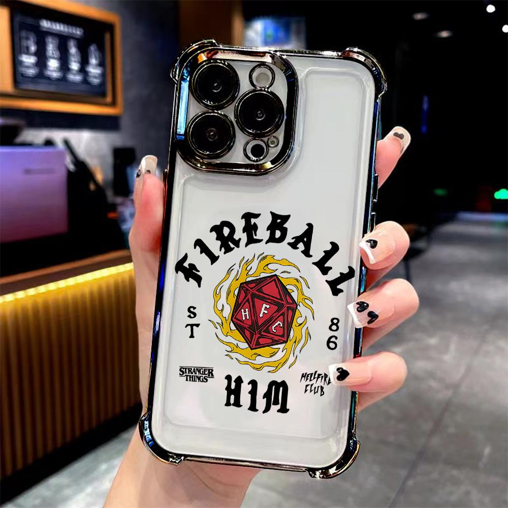 Hot T-Things New Phone S-Strangers Plating Phone Case For Samsung A37 A57 A07 A36 A16 A06 A35 A15 A54 A34 A24 A14 A05 A04 4G 5G
