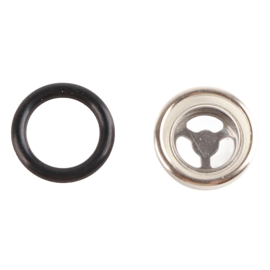 Motorcycle Brake Clutch Master Cylinder Reservoir Sight Glass Front Rear Universal