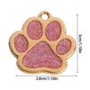Pet Safety Charm for Collar Blingbling For Dog Cats Metal Pendant with Glittering Jewelry Making Accessories Multicolor