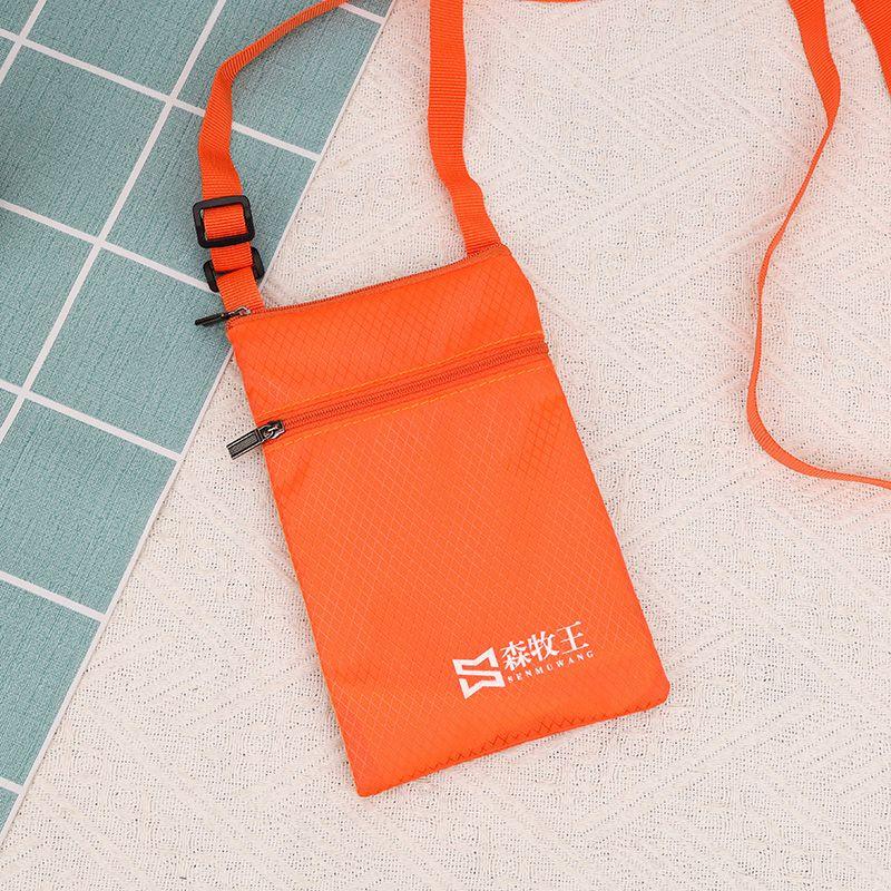 

Водонепроницаемая сумка через плечо из ткани Оксфорд Простая сумка для мобильного телефона Легкая сумка-мессенджер Маленькая сумка Мини-сумка для монет Сумка для мобильного телефона Лето Orange