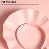 Shower Cap Shield Adjustable Bathing Head Hat Shampoo Visor Cap Soft BPA-Free Hair Washing Shield for Head