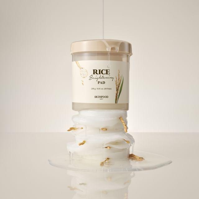 SKINFOOD - Rice Brightening Pad 60 pads