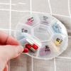 7 Day Mini Weekly Compartment Pill Case Diversion Safe Storage Medicine Stash Box Travel Sort Tablet